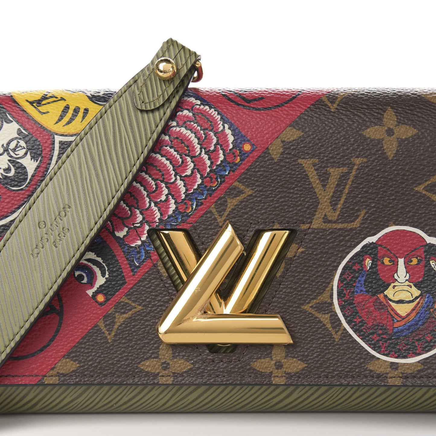 Monogram Epi Kabuki Twist Chain Wallet