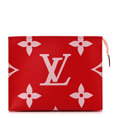 Louis Vuitton Monogram Giant Toiletry Pouch 26 Rouge 1 of 7