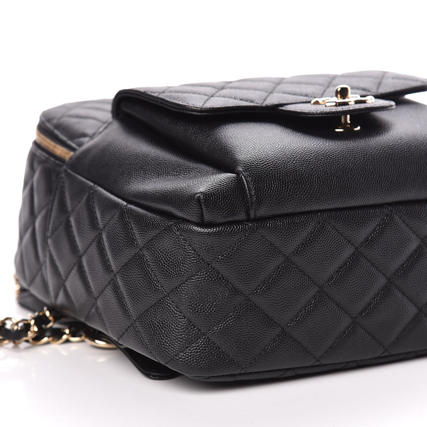 Caviar Quilted Large CC Day Backpack Black