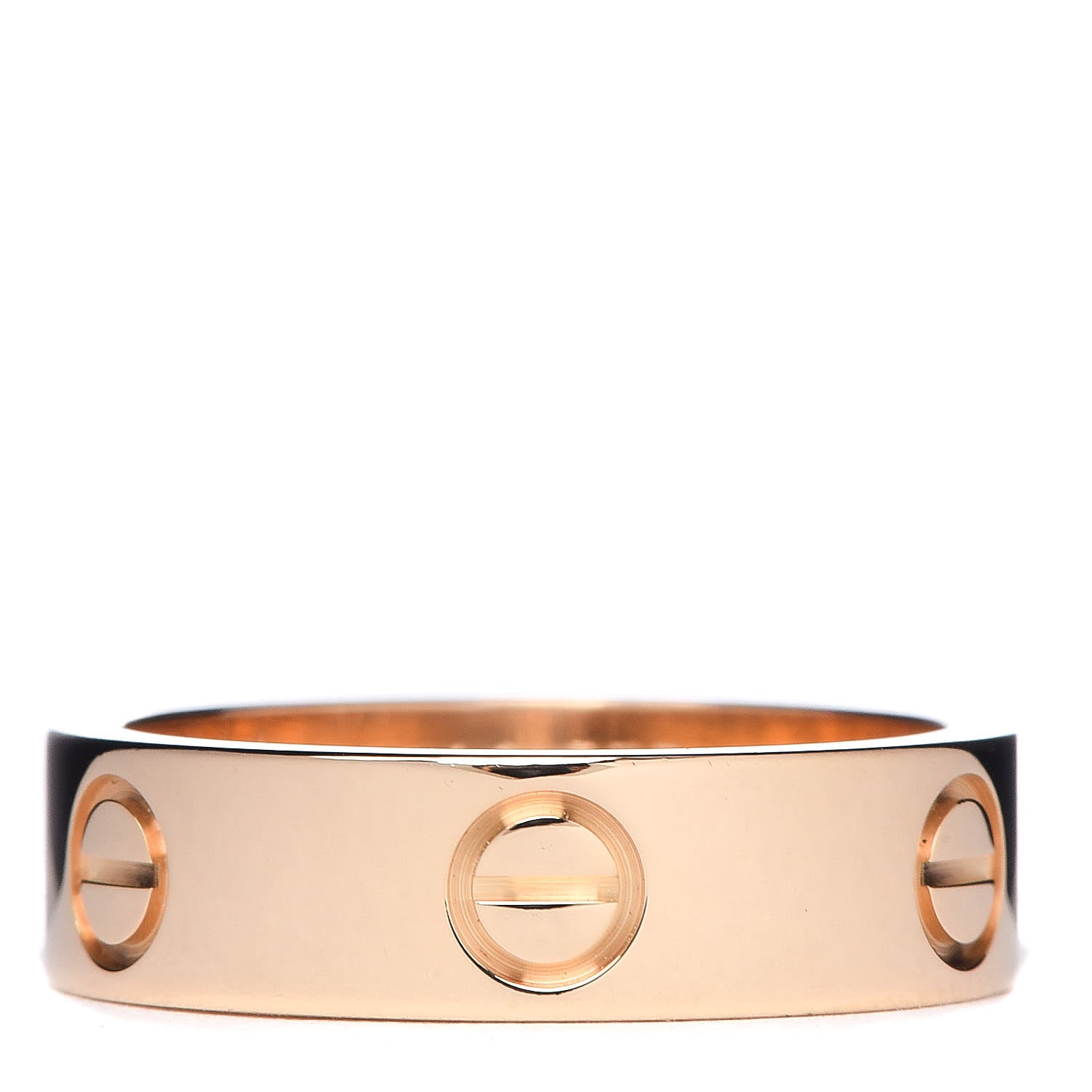 Cartier 18K Yellow Gold 5.5mm LOVE Ring 54 6.75 1 of 4