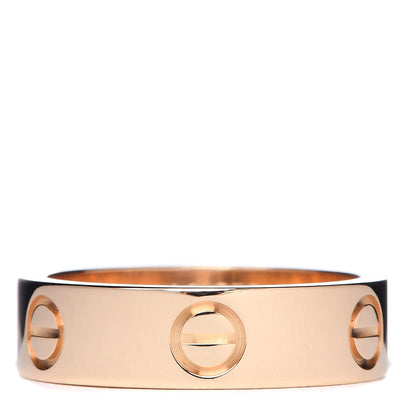 Cartier 18K Yellow Gold 5.5mm LOVE Ring 54 6.75 1 of 4
