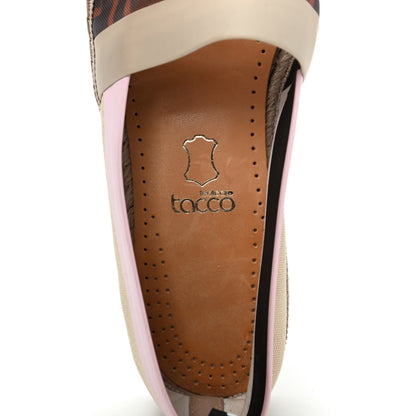 Fendi Canvas Mesh FF Colibri Espadrilles 39 Beige Tobacco Moro Lilac 8 of 8