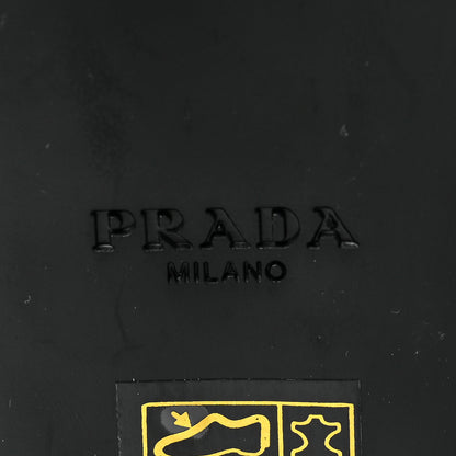 Prada Patent Triangle Ballerina Flats 39.5 Cipria 6 of 8