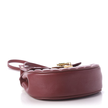 Chloe Calfskin Quilted Mini Drew Bijou Shoulder Bag Dahlia Red 4 of 10