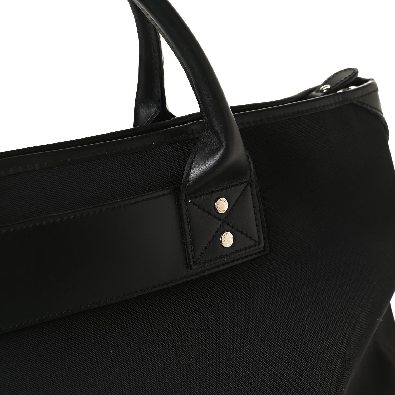 Gucci Nylon Web Briefcase Black 14 of 15