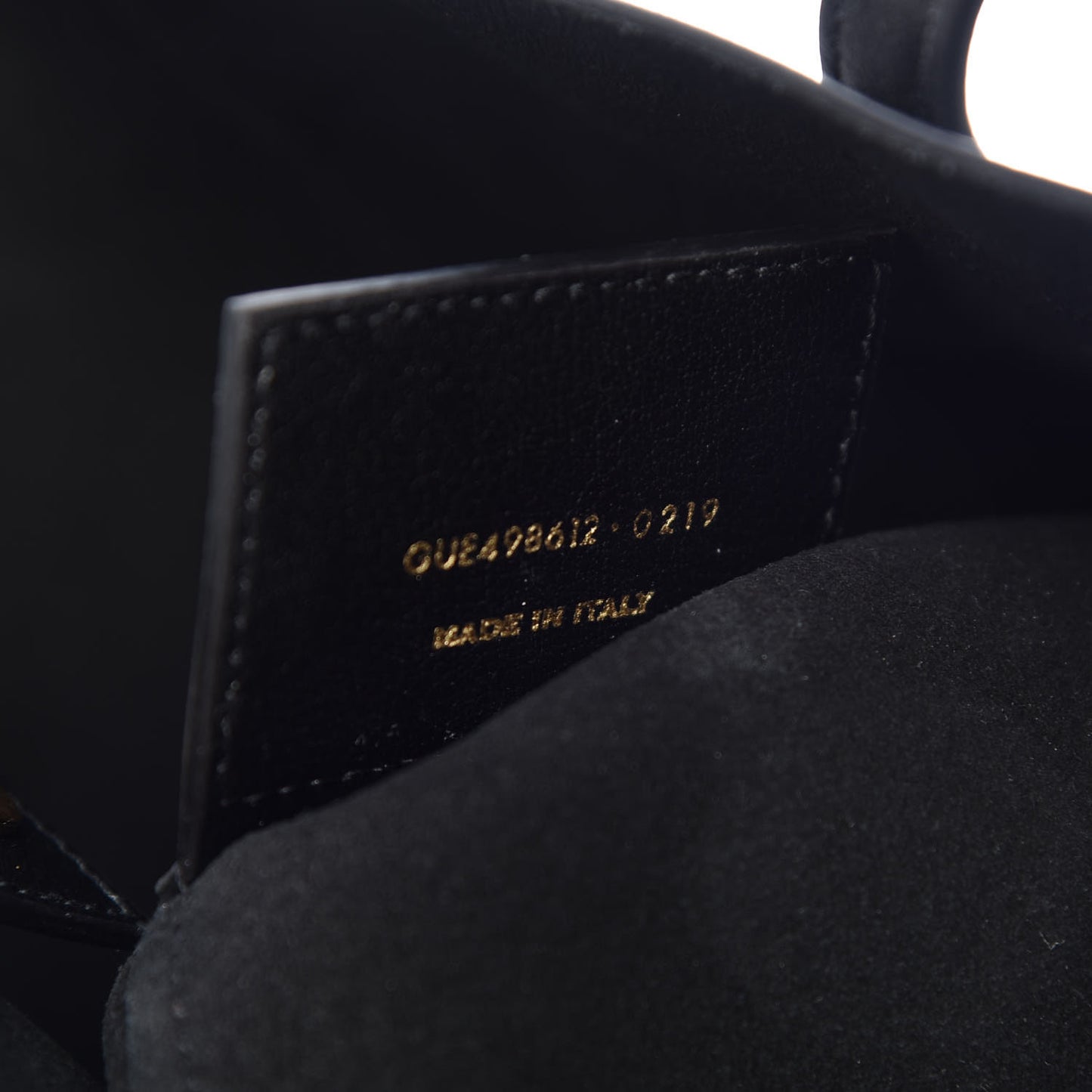 Calfskin Toy Shopping Tote Black