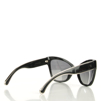 Chanel Acetate CC Cat Eye Sunglasses 5271 Black 2 of 7