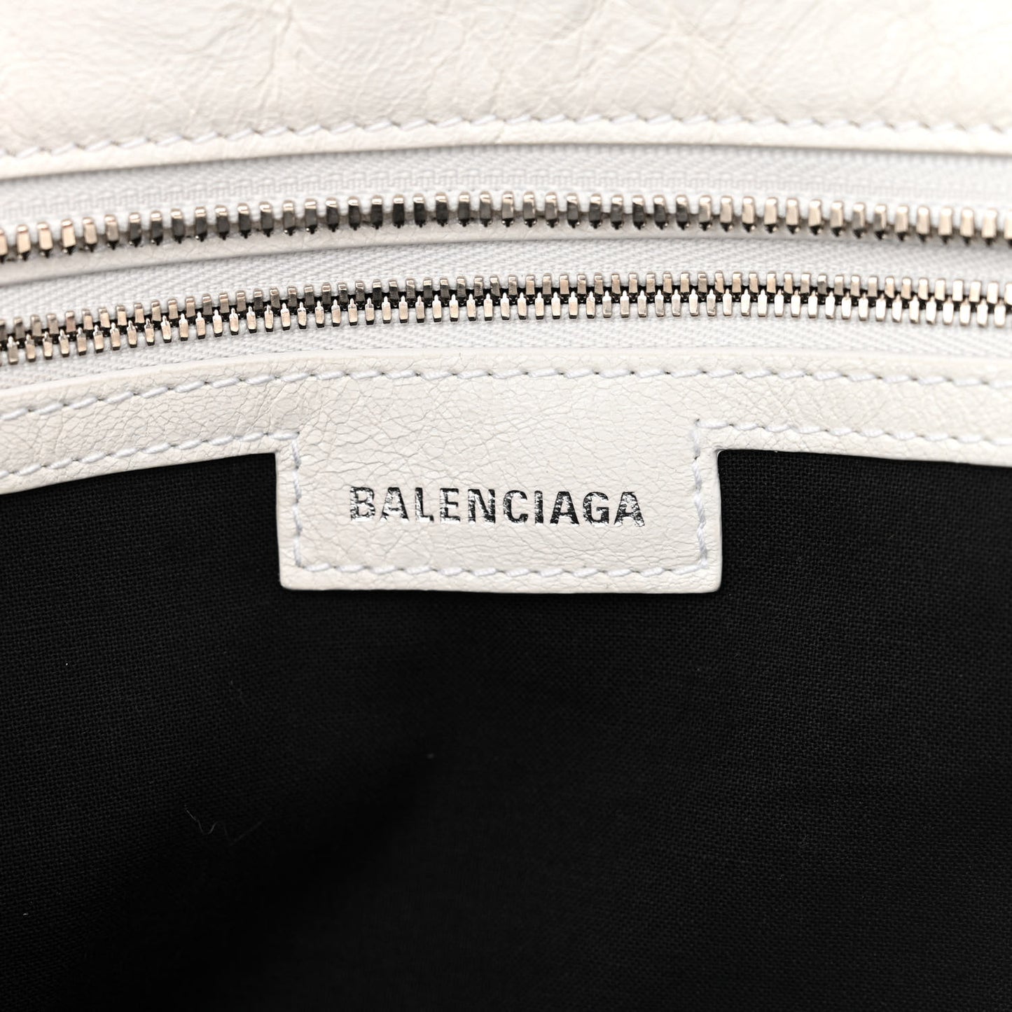 Agneau Arena Neo Cagole City Handbag Optic White