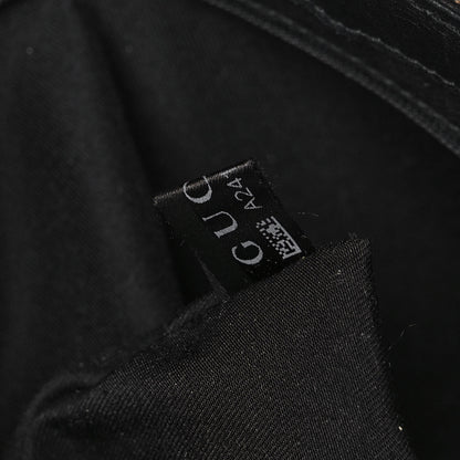 Gucci Calfskin Large D Gold Ring Shoulder Bag Black 8 of 16