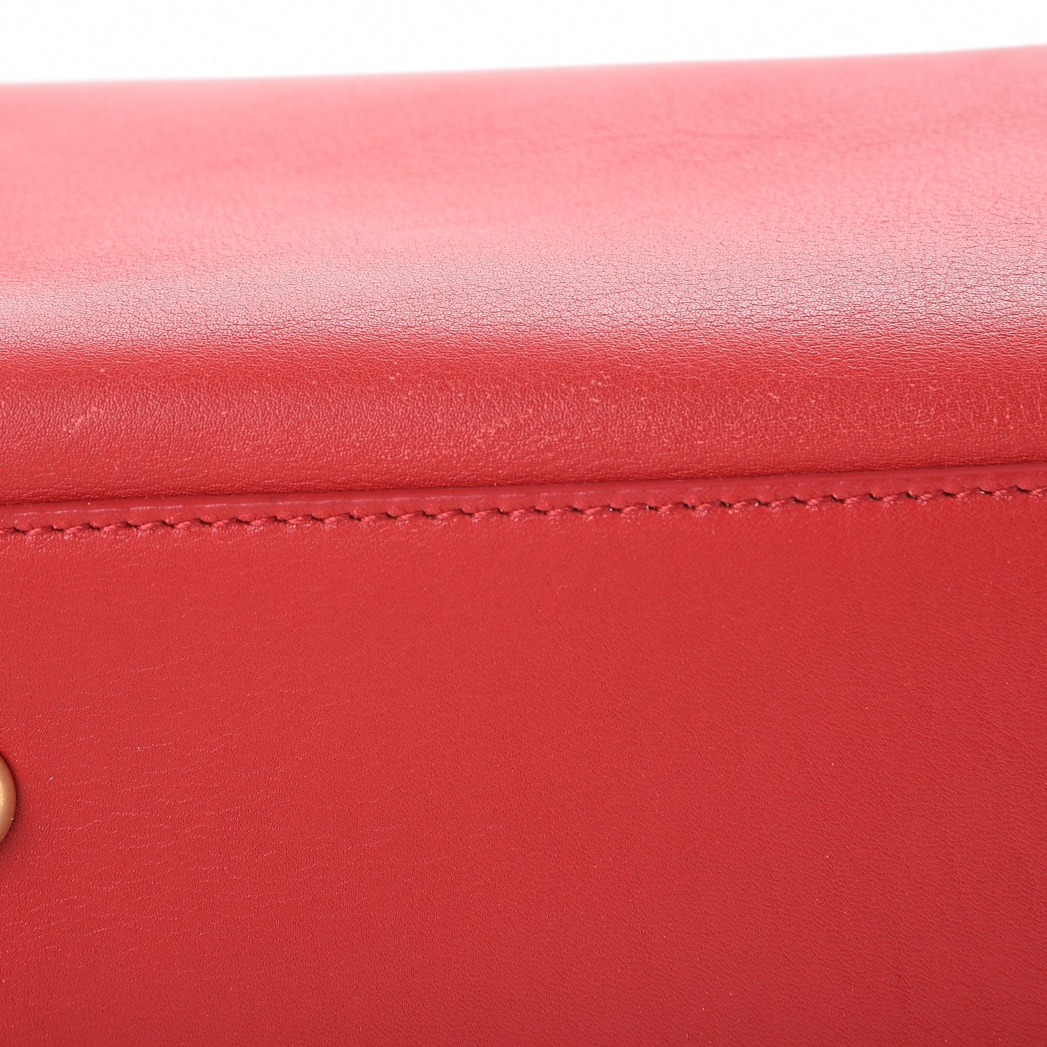 Saint Laurent Calfskin Small Classic Y Cabas Red 11 of 13