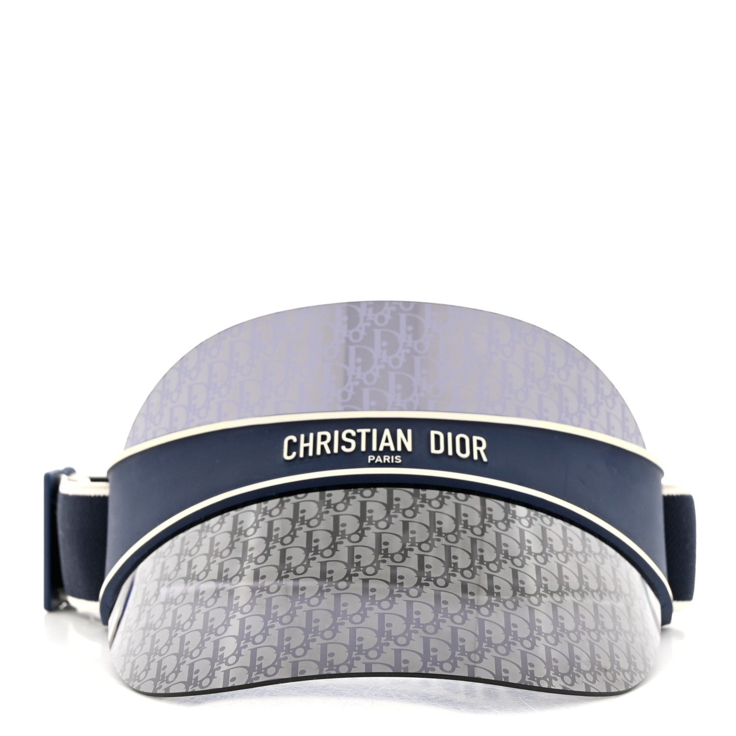 Christian Dior Oblique DiorClub V1U Sun Visor Blue 3 of 8