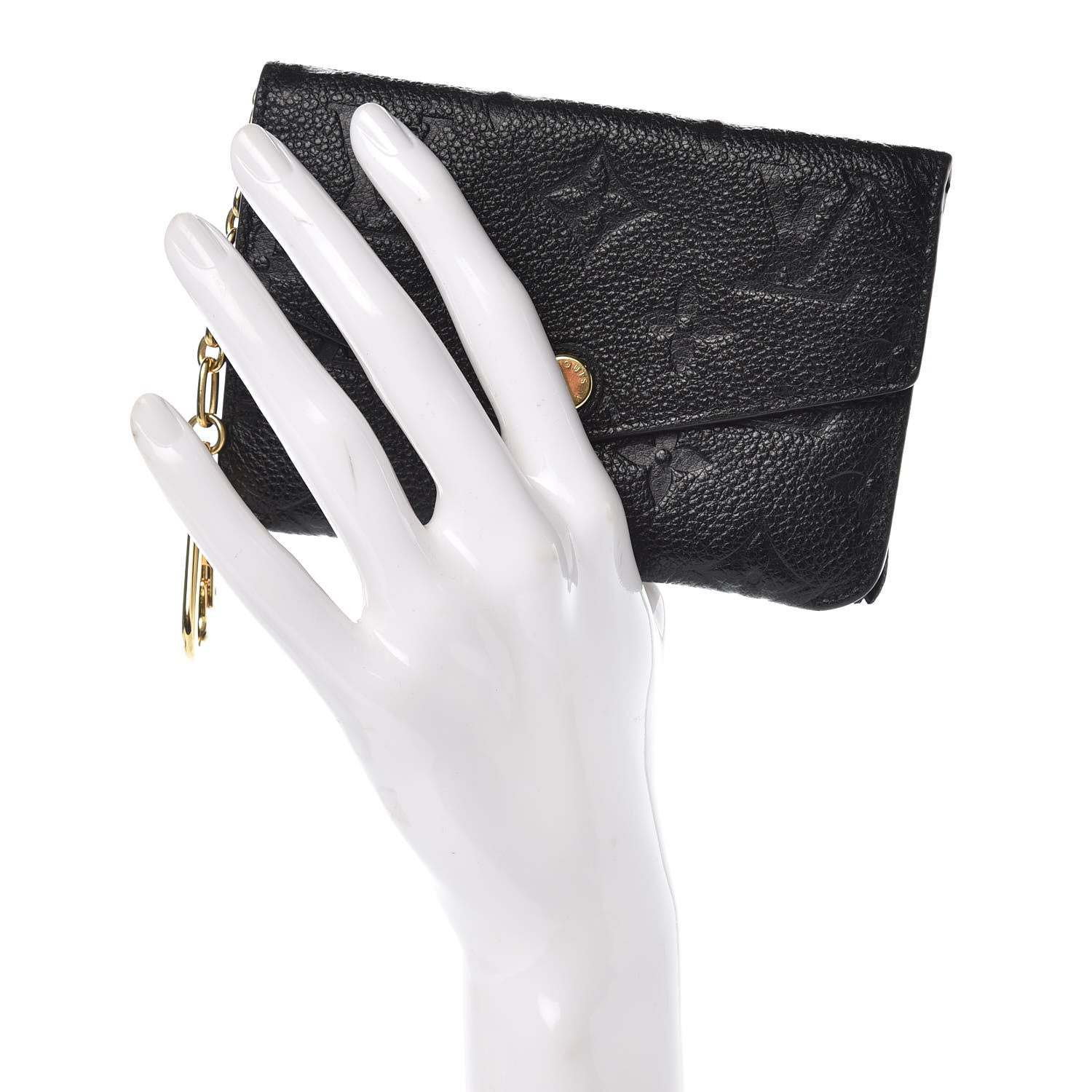 Louis Vuitton Empreinte Key Pouch Black 2 of 6
