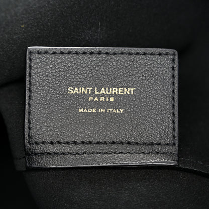 Saint Laurent Calfskin Large Shopping Tote Black 7 of 11