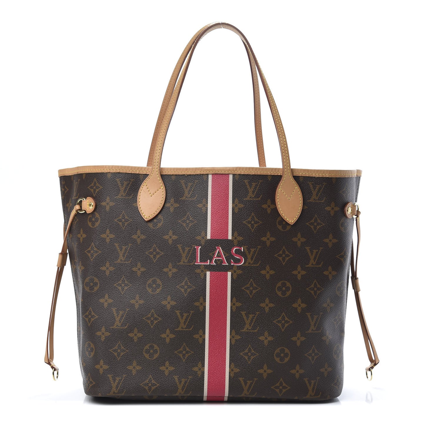 Monogram My LV Heritage Neverfull MM Fuchsia White