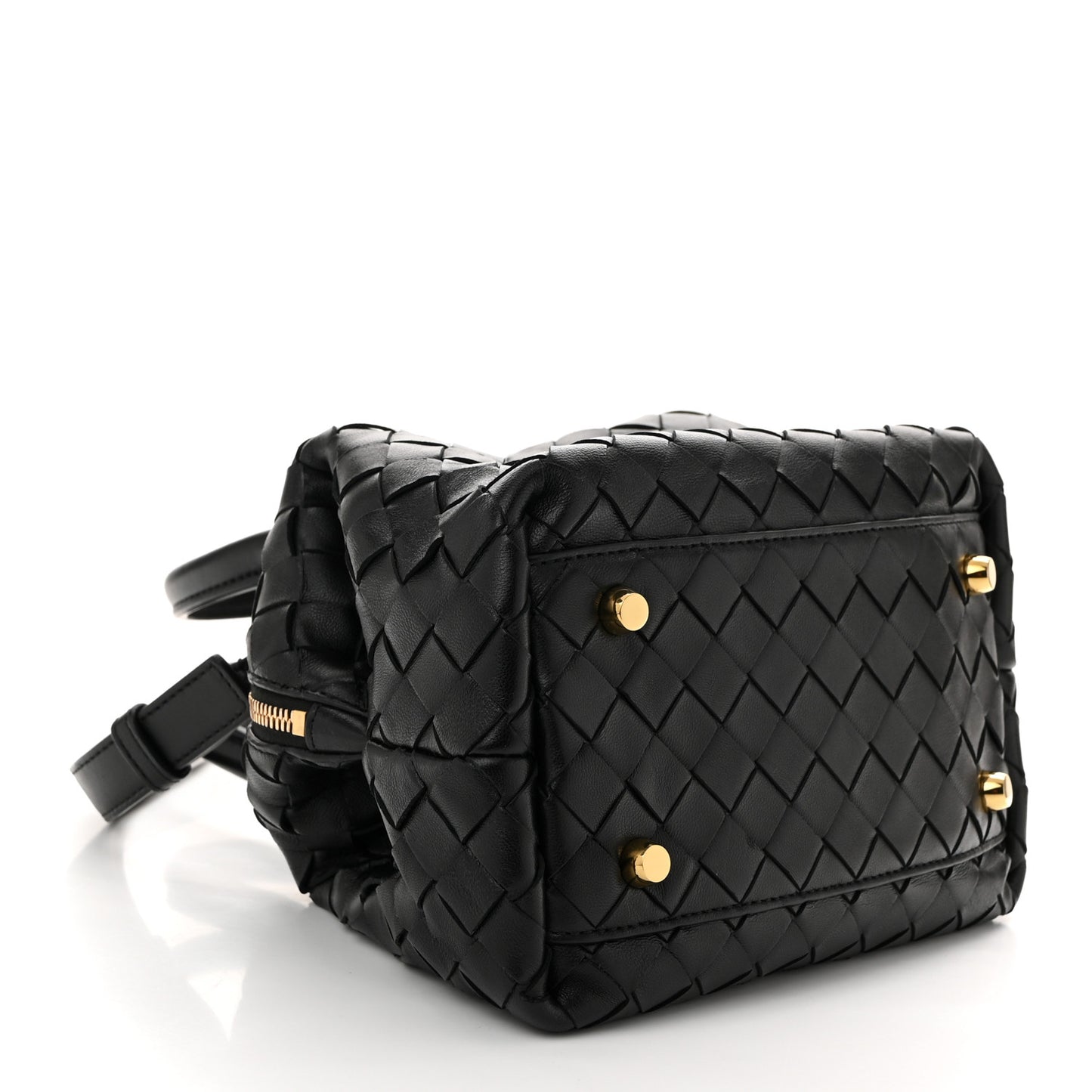 Nappa Intrecciato Bauletto Black