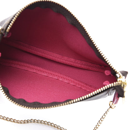 Louis Vuitton Monogram 2020 Christmas Animation Roller Coaster Mini Pochette Accessories Pivoine 4 of 8