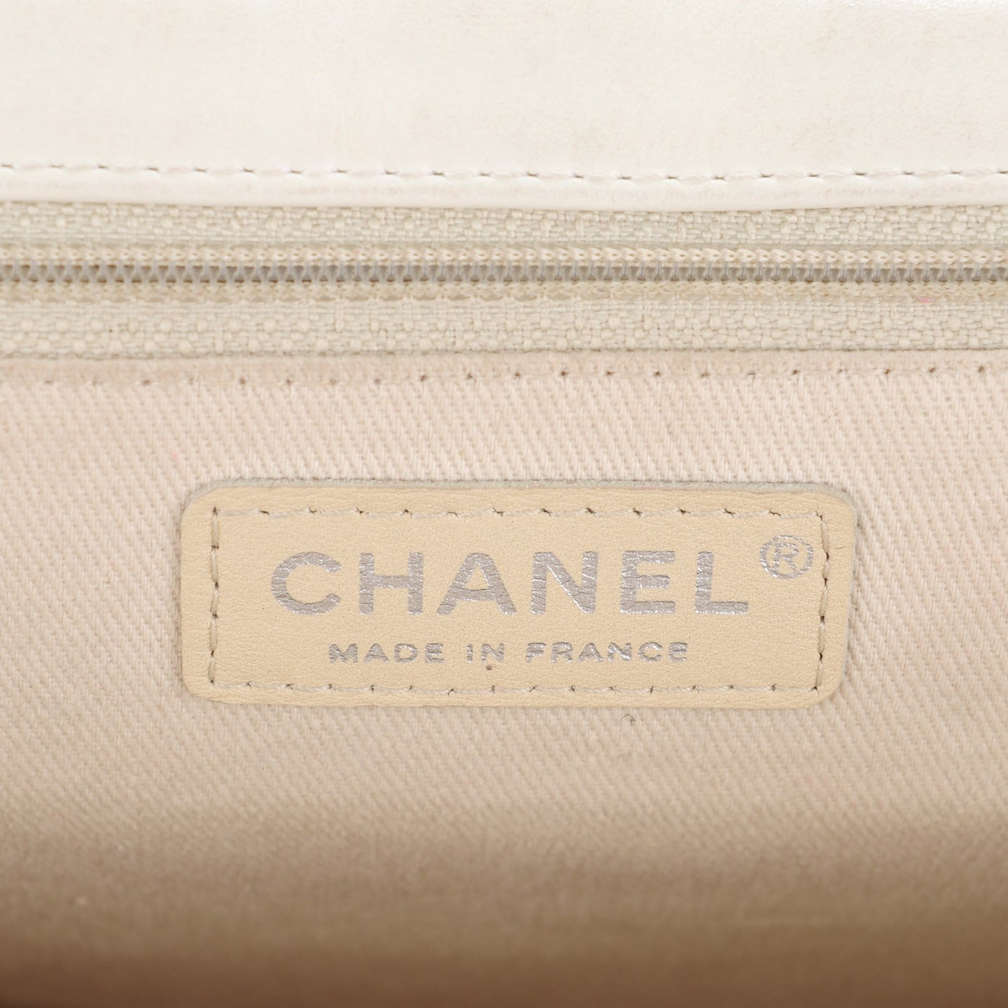 Calfskin Love Me Tender Flap Dark White