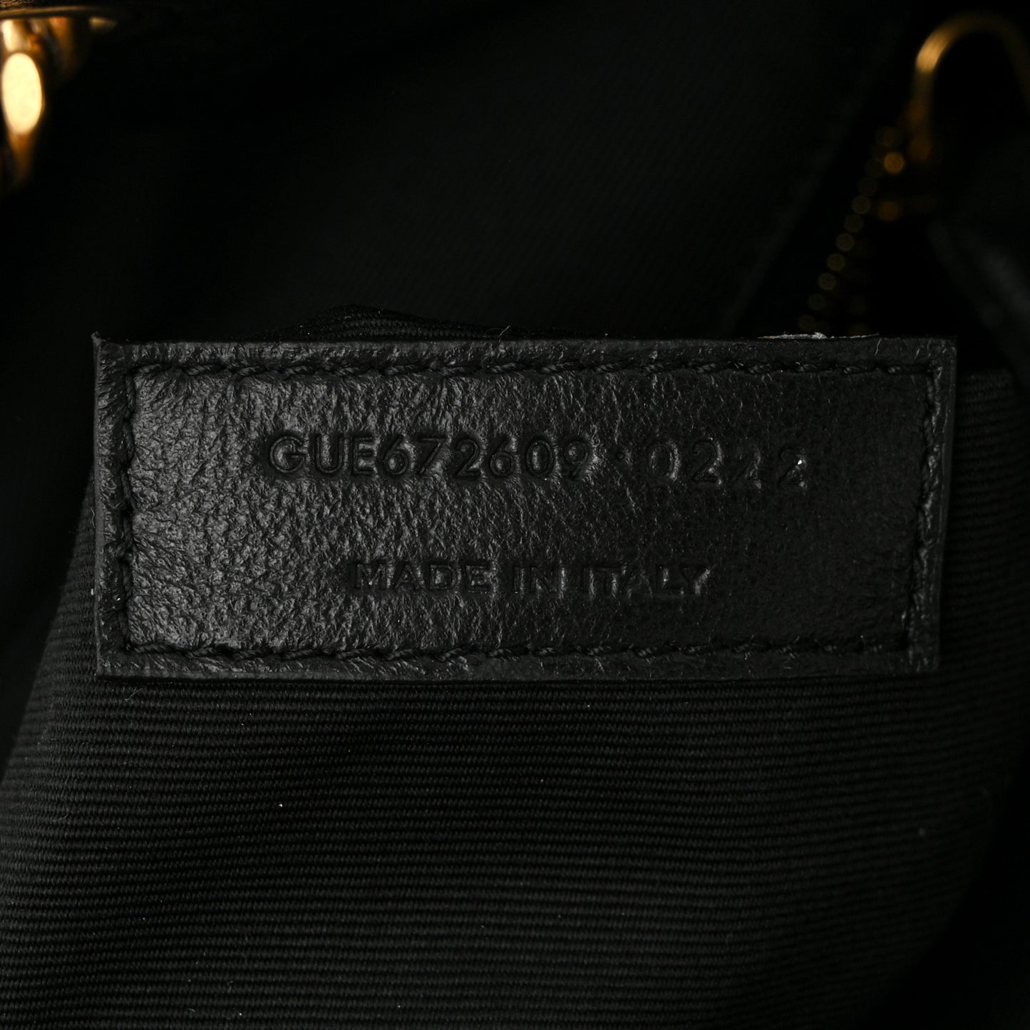 Lambskin Matelasse Monogram Joe Backpack Black
