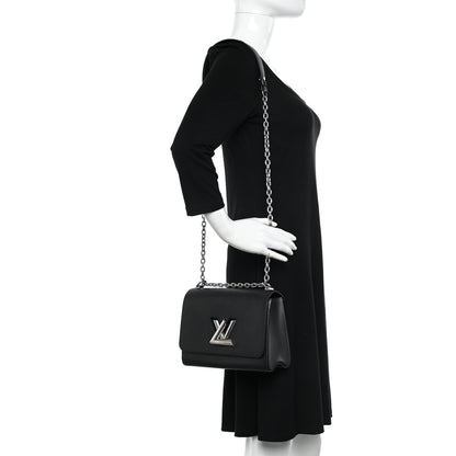 Louis Vuitton Epi Twist Shoulder Bag MM Black 2 of 10
