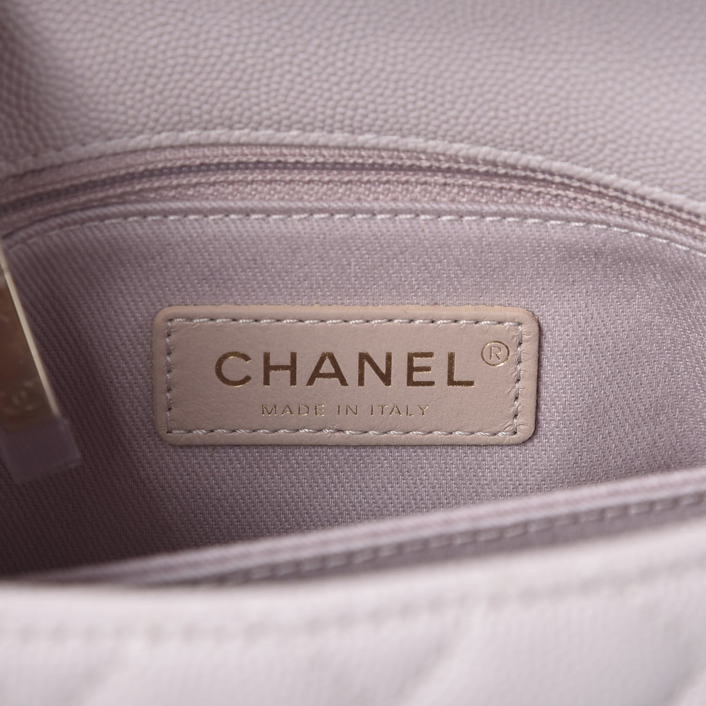Caviar Quilted Mini Coco Handle Flap Lilas Lilac