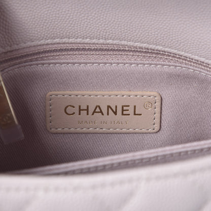 Chanel Caviar Quilted Mini Coco Handle Flap Lilas Lilac 7 of 10
