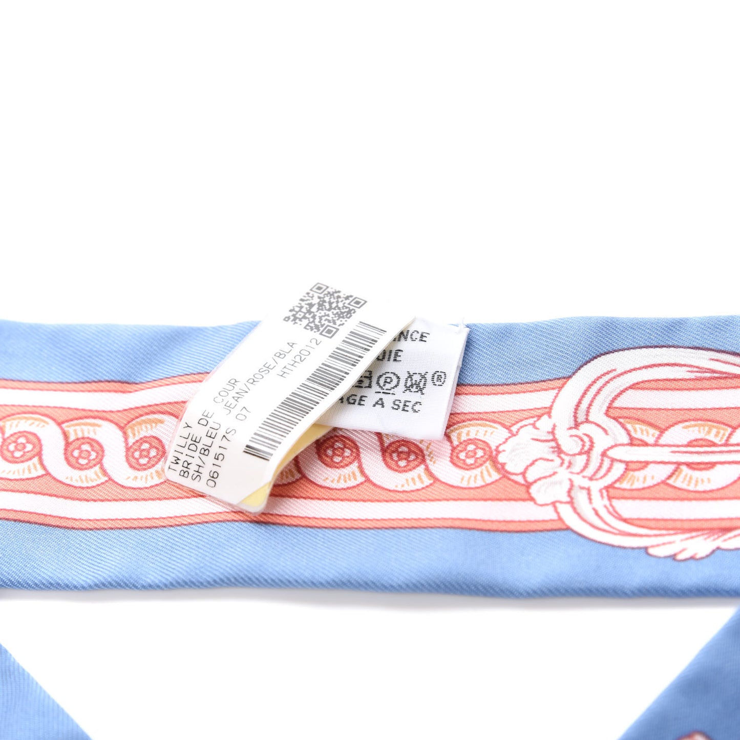 Silk Bride De Cour Twilly Blue Jean Rose White