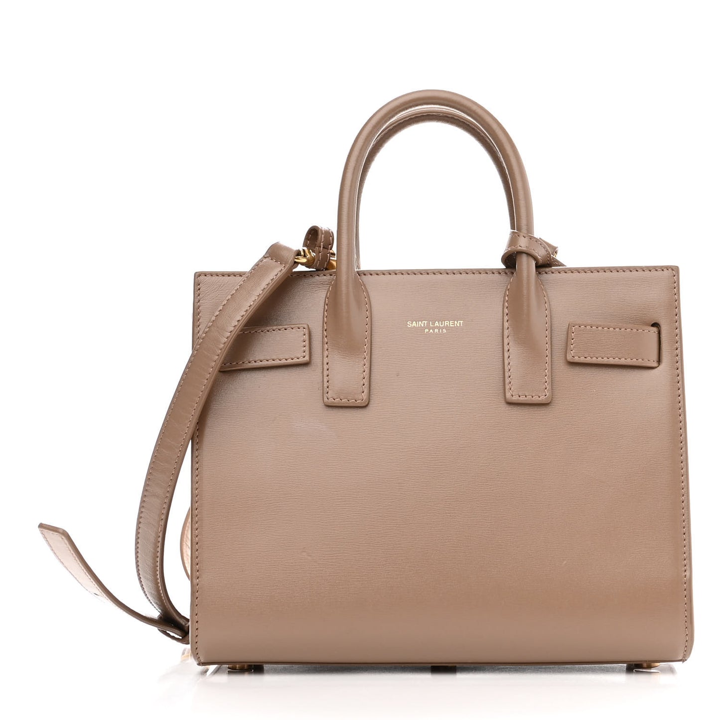 Calfskin Nano Sac De Jour Dark Beige