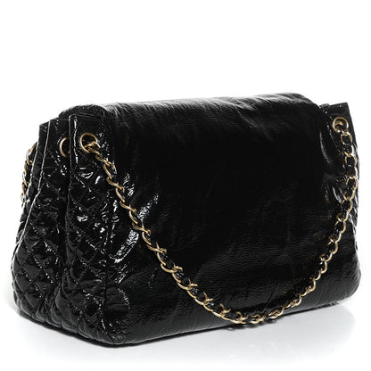 Chanel Vinyl Rock and Chain XL Flap Black 3 of 8