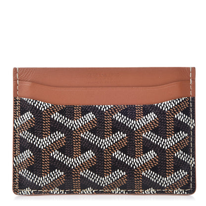 Goyard Goyardine Saint Sulpice Card Holder Black Gold 1 of 14