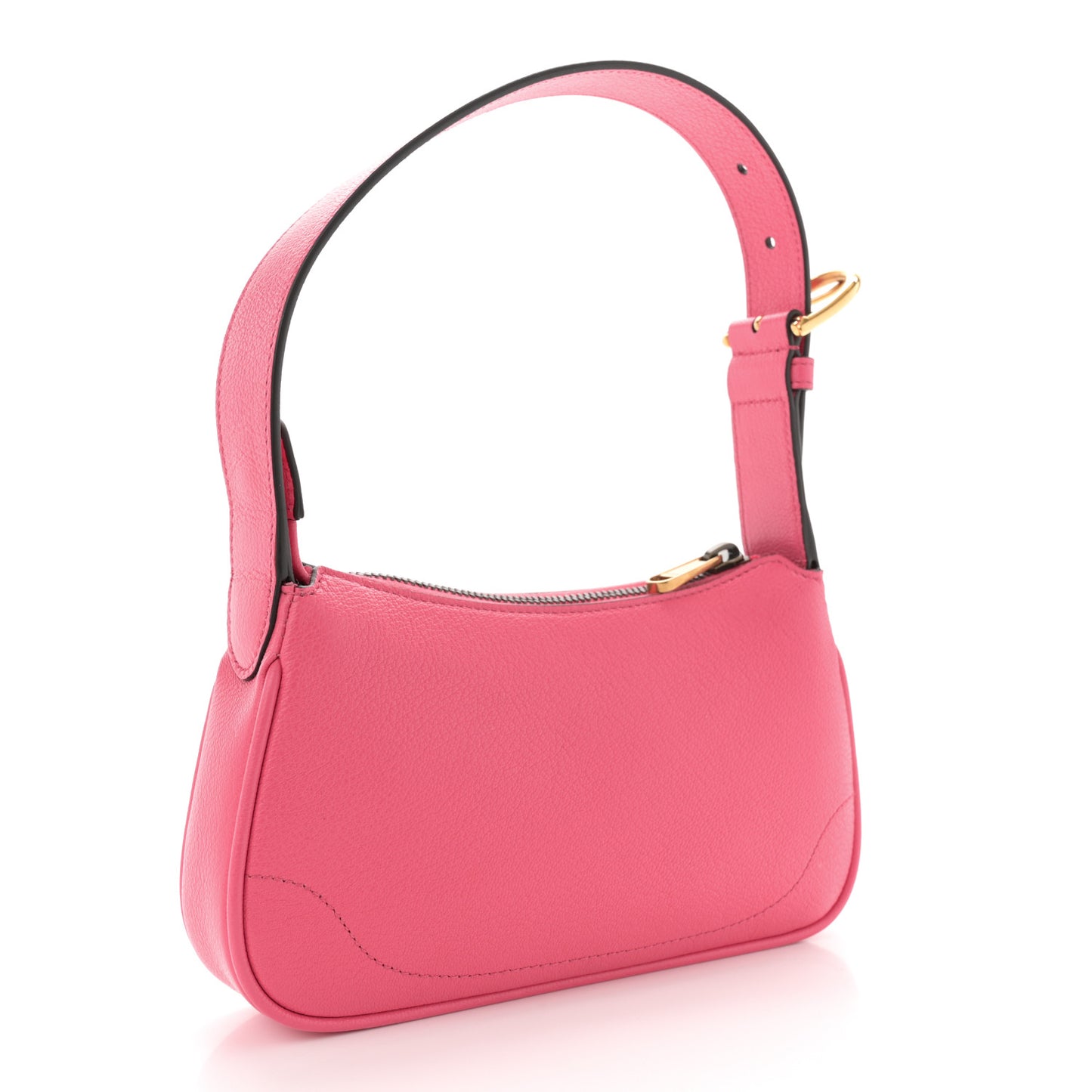 Goatskin Mini Aphrodite Shoulder Bag Rhodamine Pink