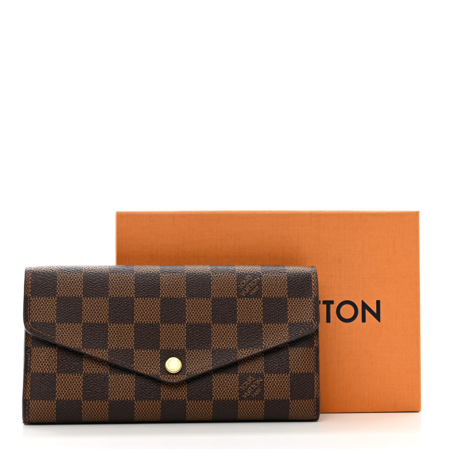 Louis Vuitton Damier Ebene Sarah Wallet NM 9 of 9