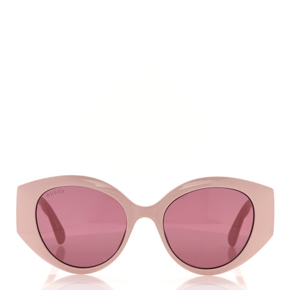 Gucci Acetate GG Cat Eye Sunglasses GG0809S Pink 2 of 8