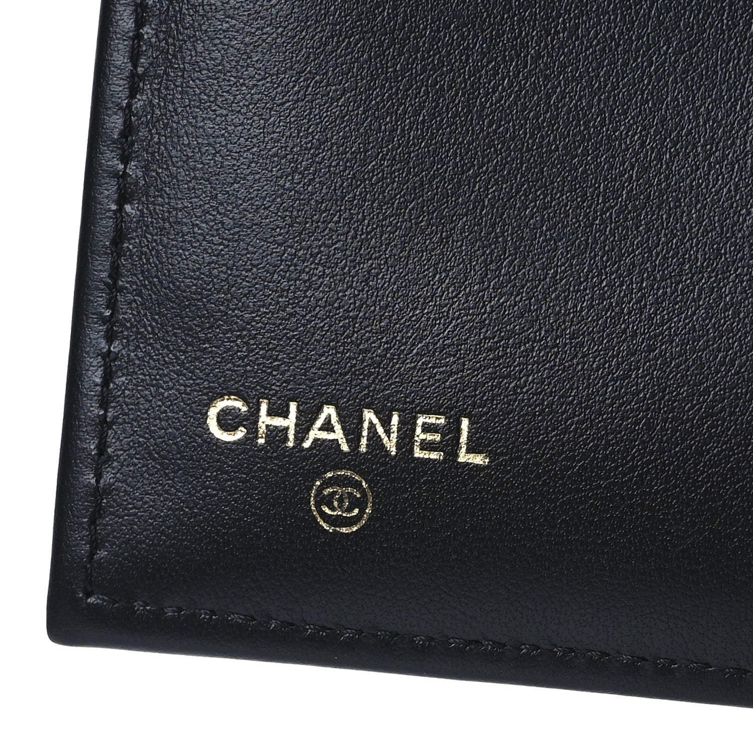 Chanel Caviar Quilted Crystal CC Medium Flap Wallet Black 7 of 12
