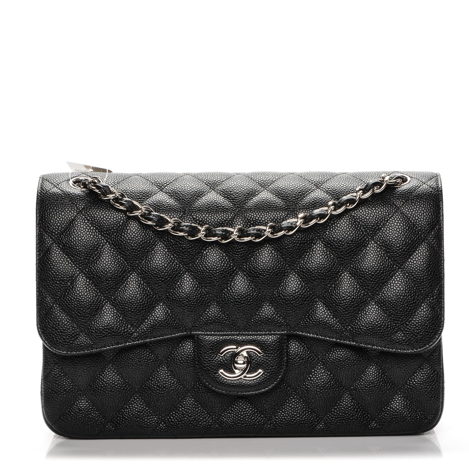 Chanel Caviar Quilted Jumbo Double Flap Black 1 of 7