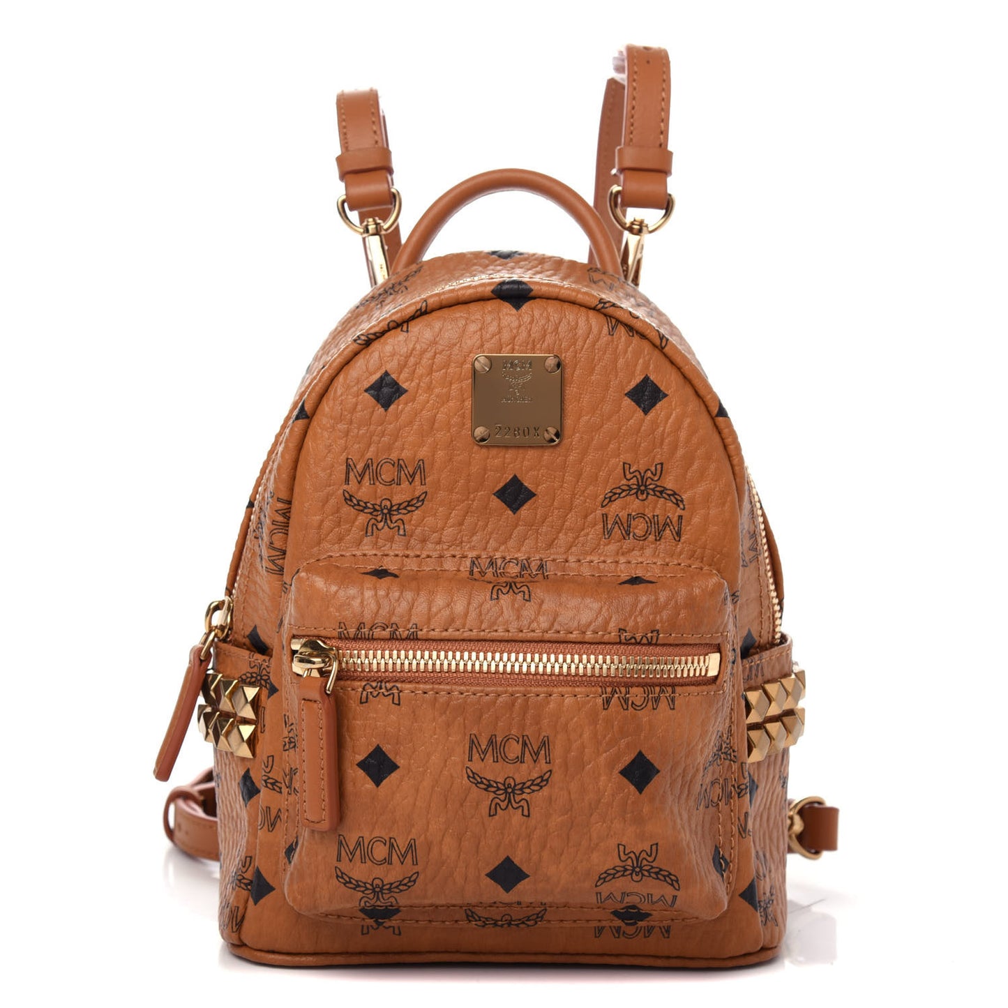 Visetos Side Stud X-Mini Stark Bebe Boo Backpack Cognac