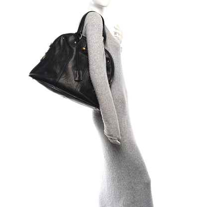 Saint Laurent Calfskin Oversized Muse Black 3 of 19