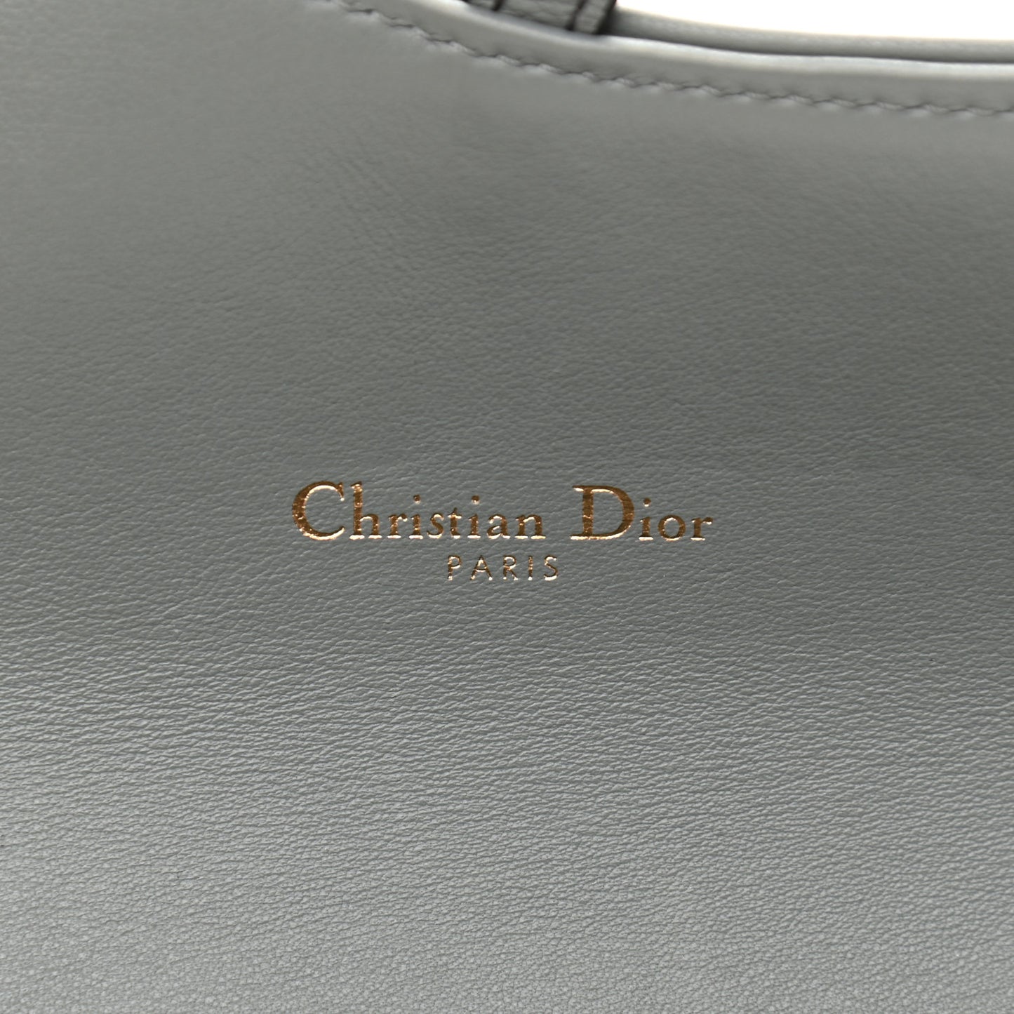 Oblique Saddle Chain Long Wallet Grey