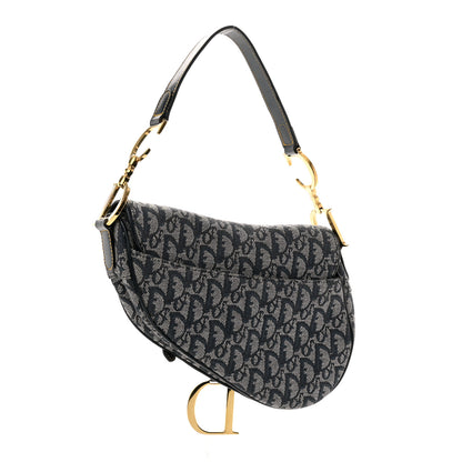 Christian Dior Monogram Saddle Bag Blue 3 of 10