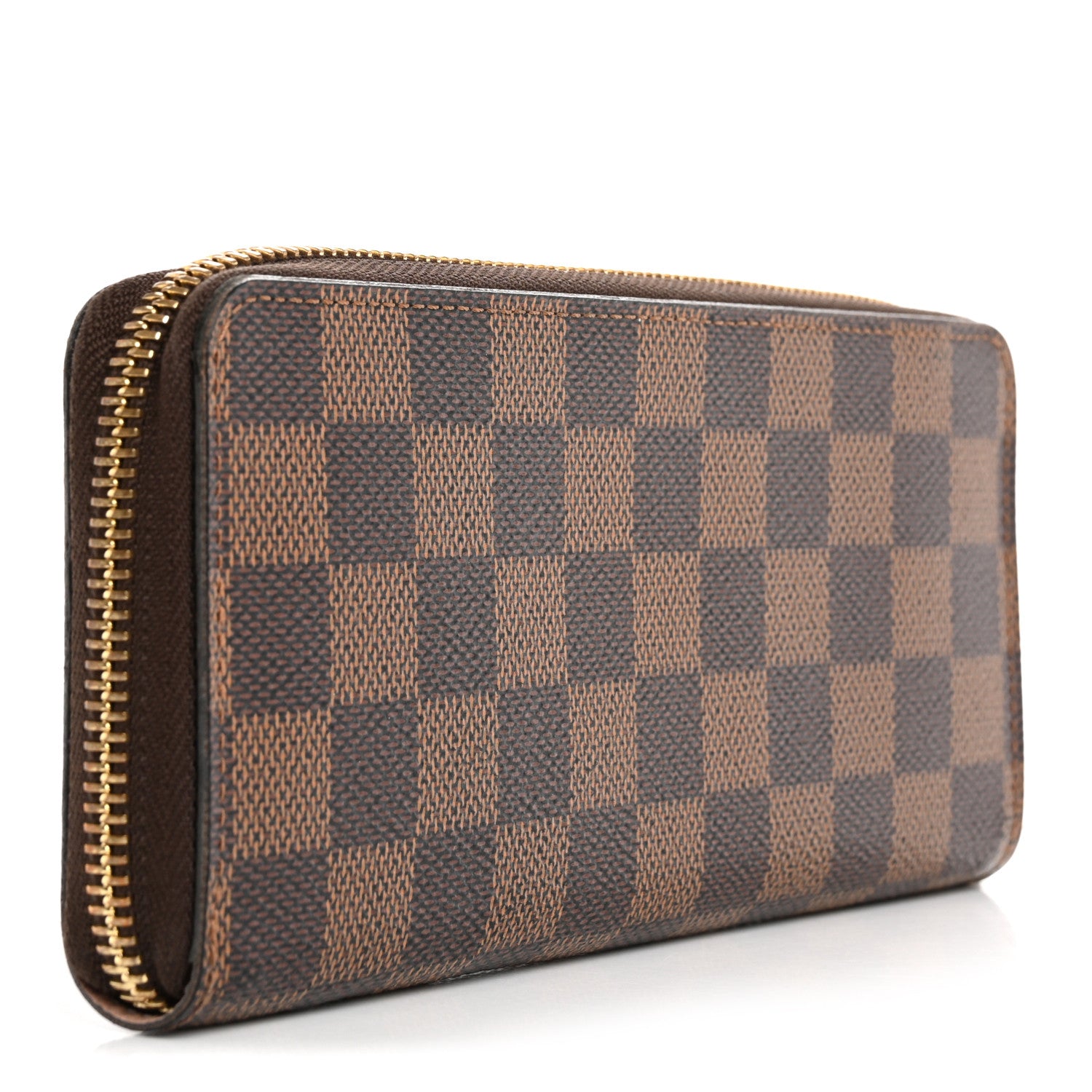 Louis Vuitton Damier Ebene Clemence Wallet Rose Ballerine 3 of 12