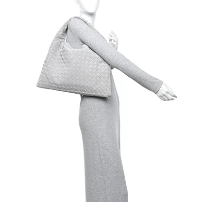 Bottega Veneta Suede Intrecciato Small Hop Sterling 2 of 10