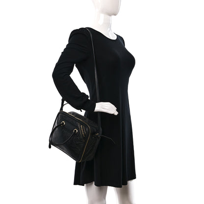 Balenciaga Agneau S Blanket Square Tote Black 2 of 9