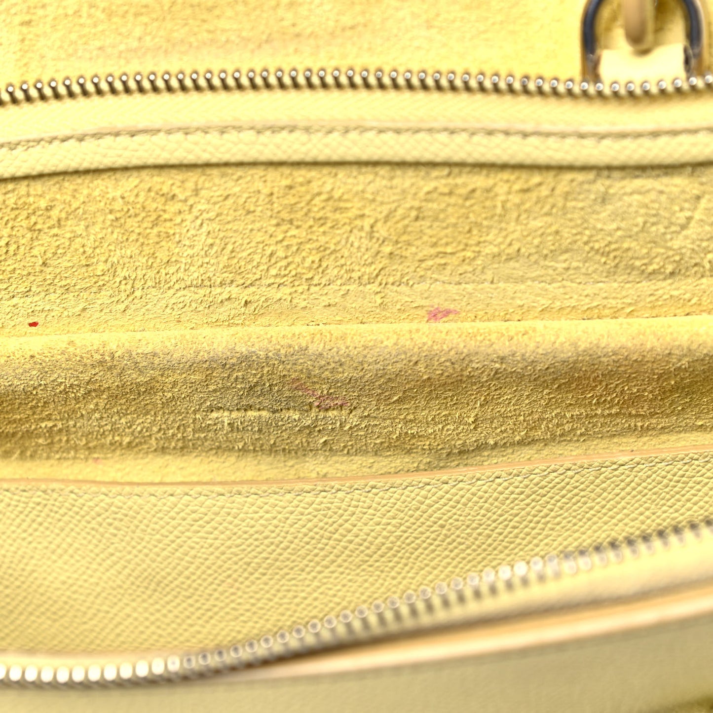 Grained Calfskin Micro Belt Bag Bergamote