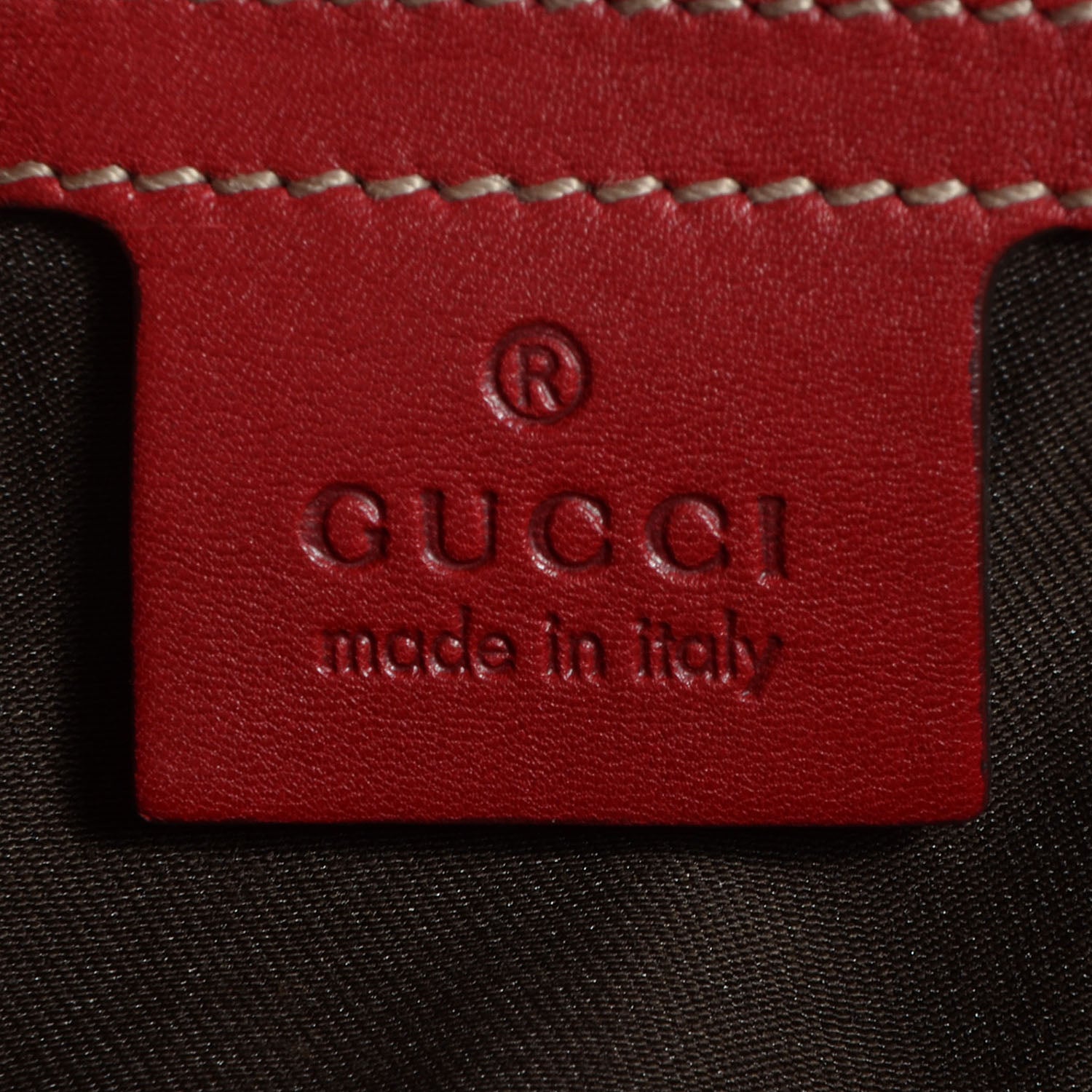 Gucci Monogram Python Large Unicef Indy Top Handle Hobo Red 7 of 8