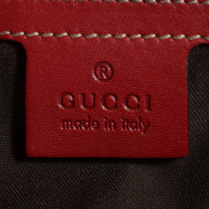 Gucci Monogram Python Large Unicef Indy Top Handle Hobo Red 7 of 8