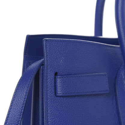 Saint Laurent Grained Calfskin Small Sac De Jour Outremer 8 of 12