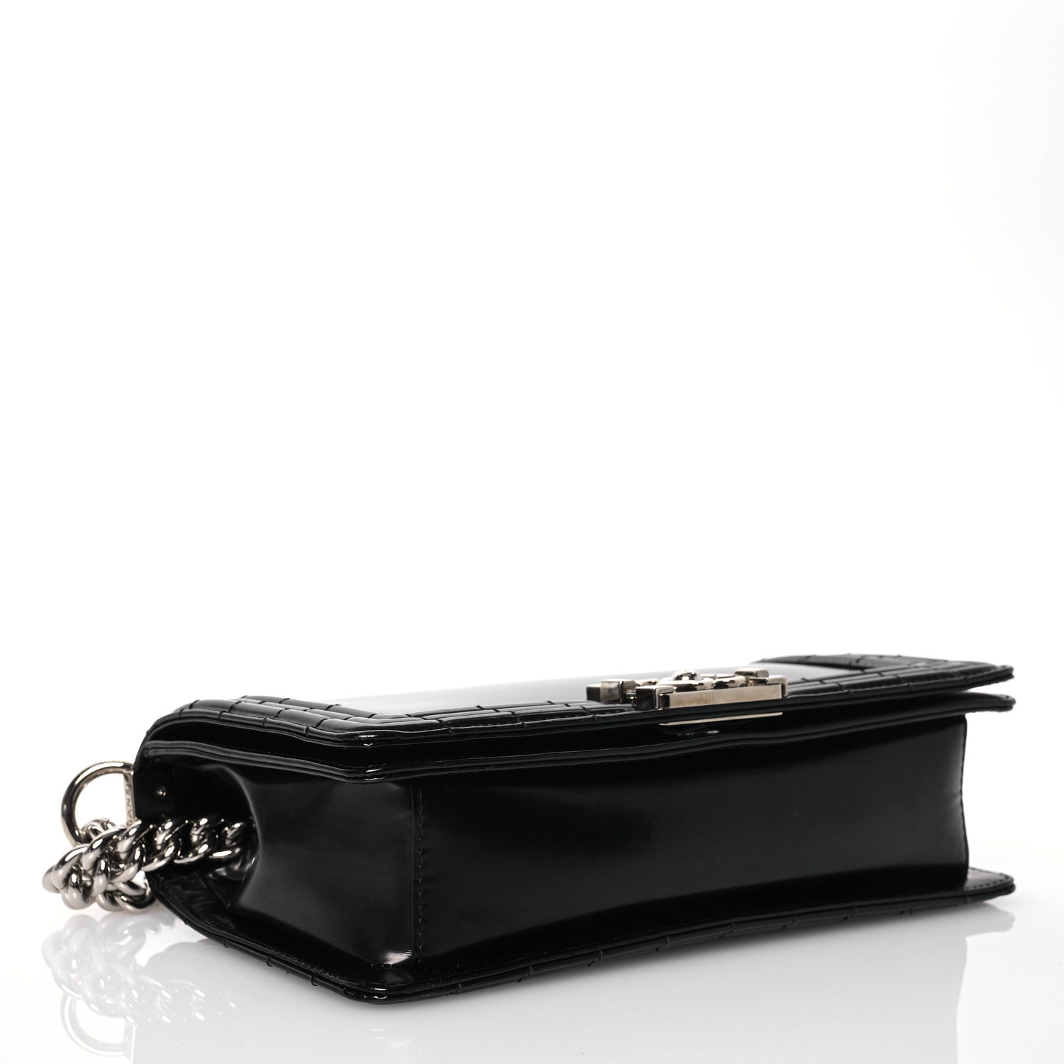 Chanel Glazed Calfskin Medium Boy Flap Black 4 of 17
