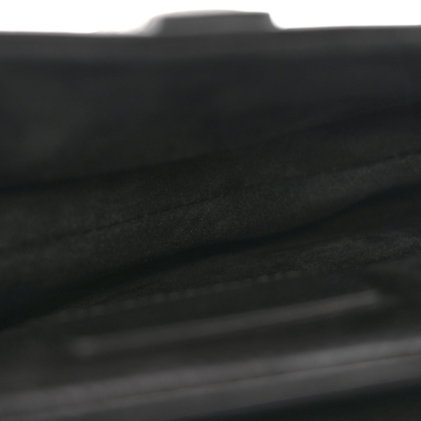 Grained Calfskin Mini Saddle Bag Black