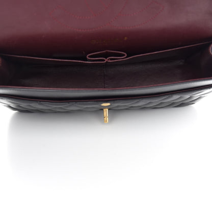 Chanel Lambskin Quilted Jumbo Double Flap Black 5 of 12