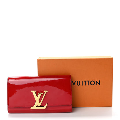Louis Vuitton Patent Louise Clutch Cherry 7 of 7
