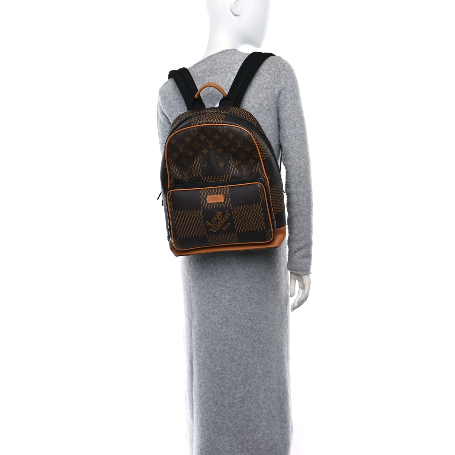 x NIGO Giant Damier Ebene Monogram Campus Backpack